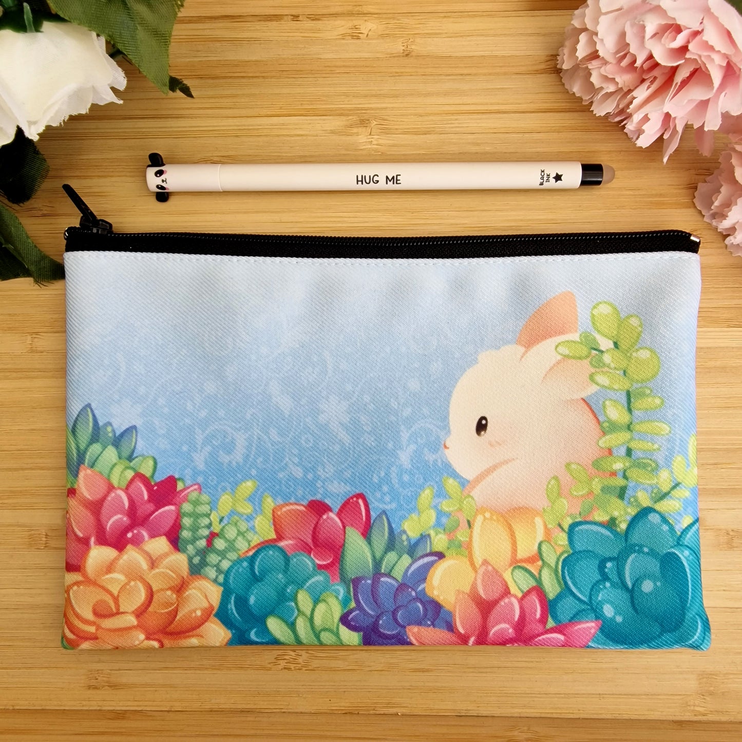 Succulent Bunny - Pouch