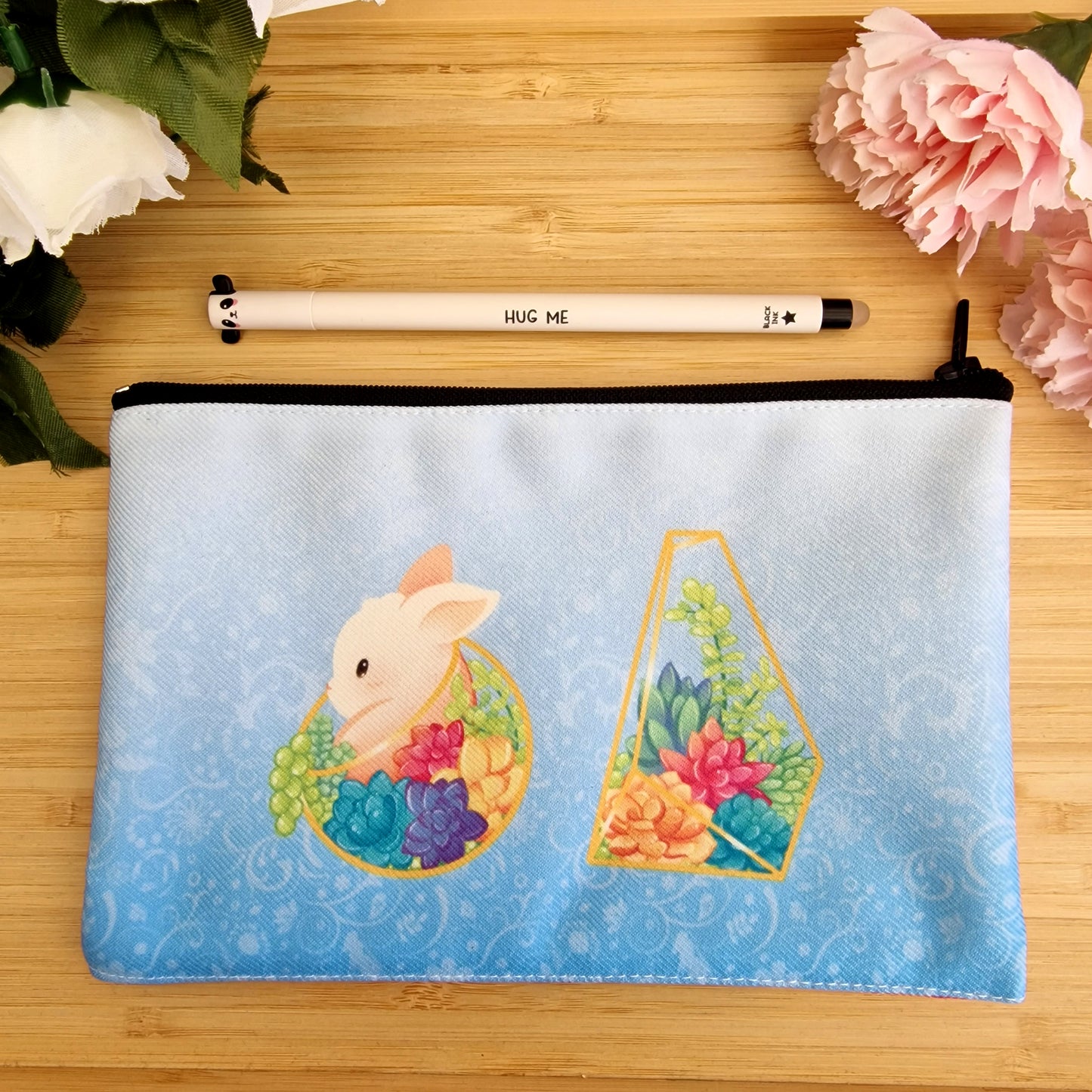 Succulent Bunny - Pouch