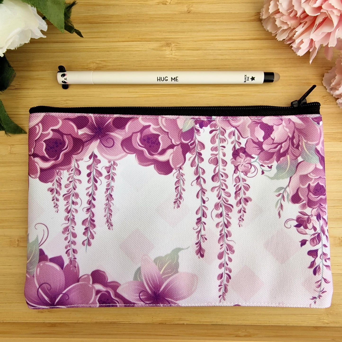 Purple flowers - Pouch