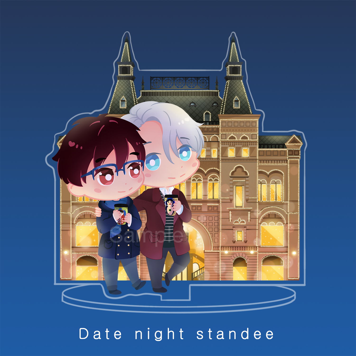 Yuri on Ice Date night standee Lien Art