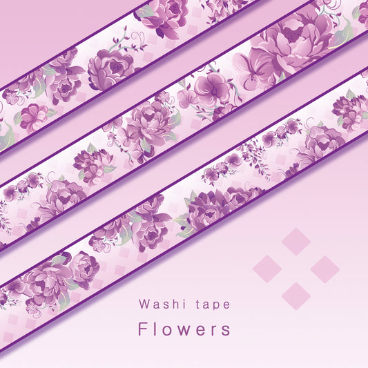 Flowers - Washi tape