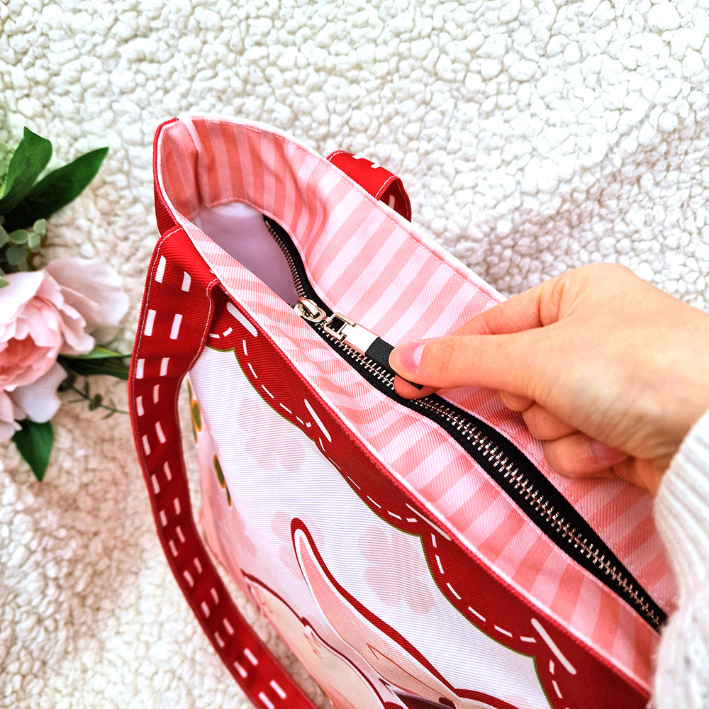 [ Genshin Impact ] Dodoco - Zipper tote bag + Charm collector