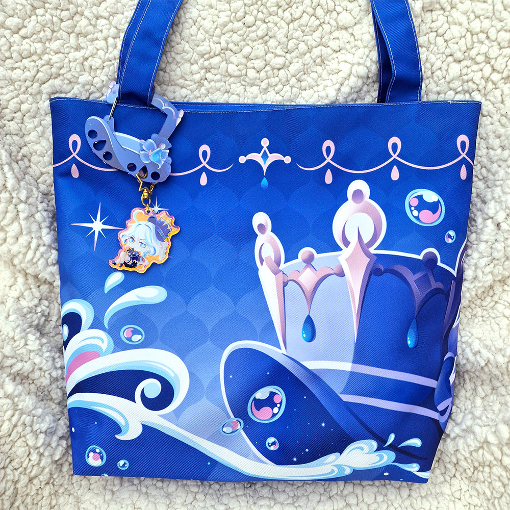 [ Genshin Impact ] Furina - Zipper tote bag + Charm collector