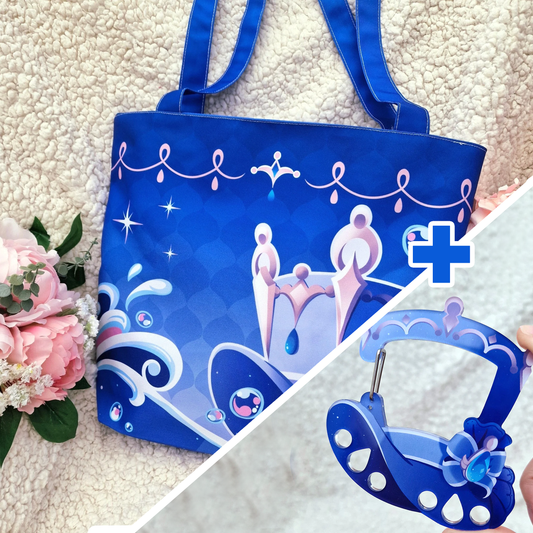 [ Genshin Impact ] Furina - Zipper tote bag + Charm collector