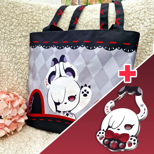 Pre-order [ Genshin Impact ] Arlecchino - Zipper tote bag + Charm collector