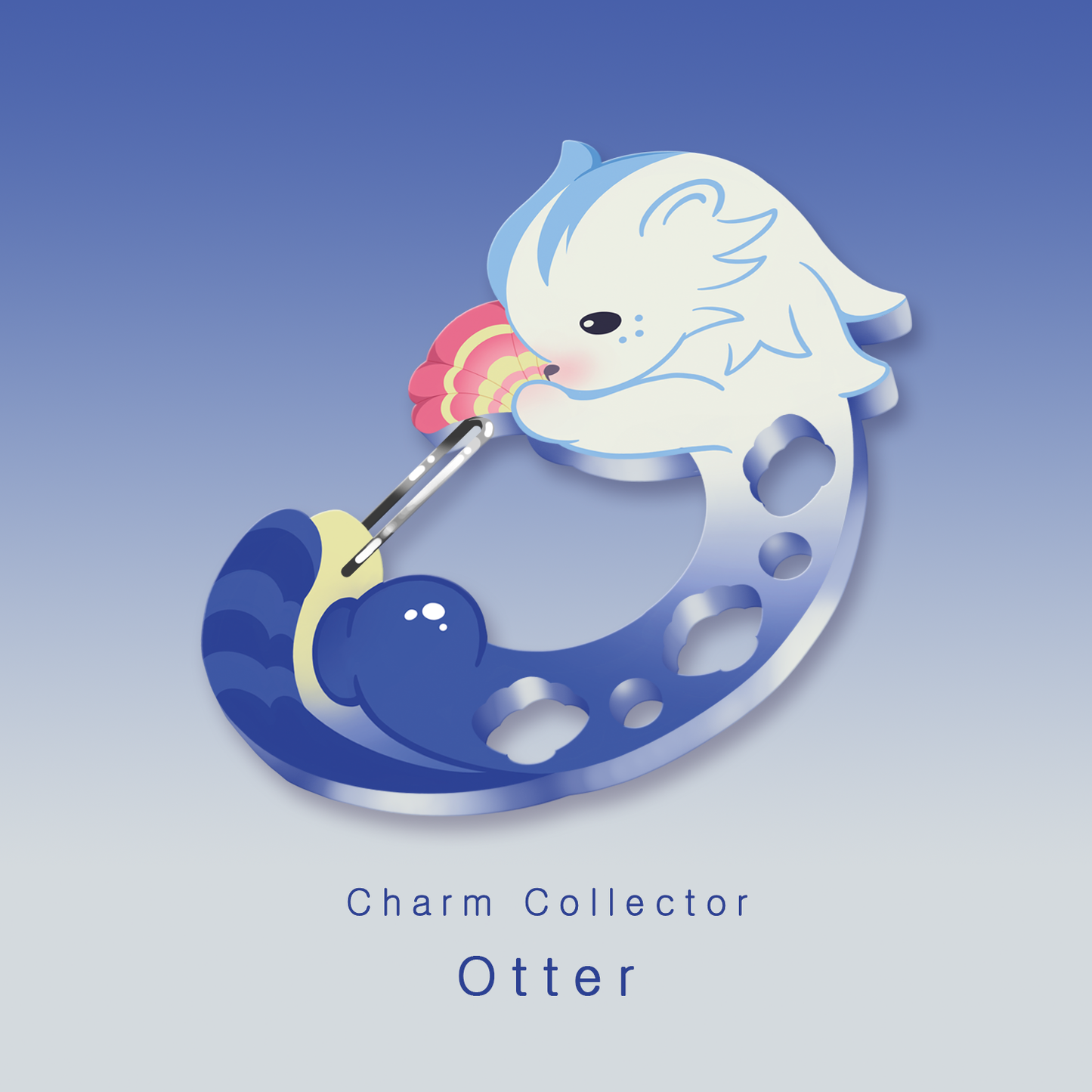 Pre-order [ Genshin Impact ] Otter - Zipper tote bag + Charm collector