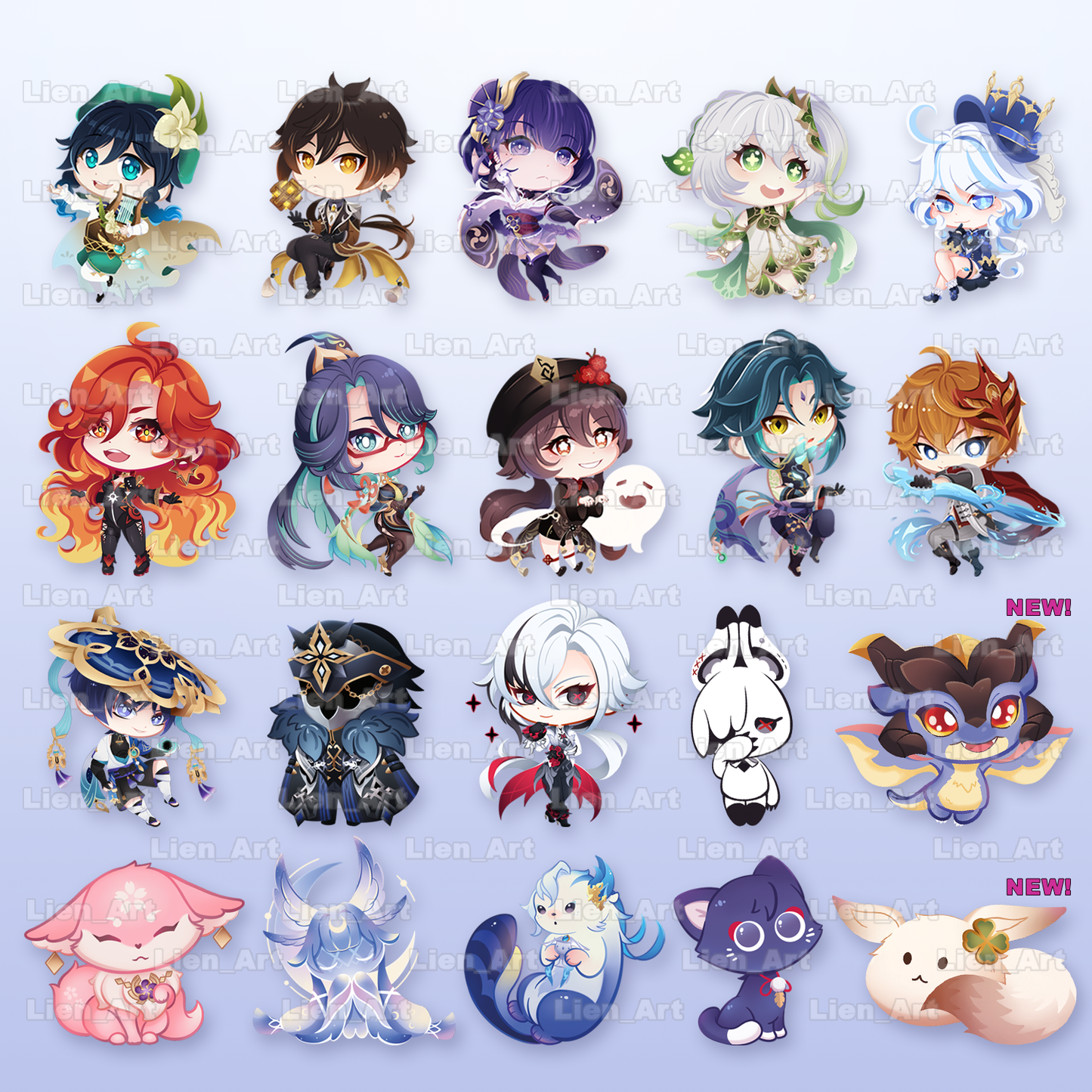 New charms added! [Genshin Impact] Charms
