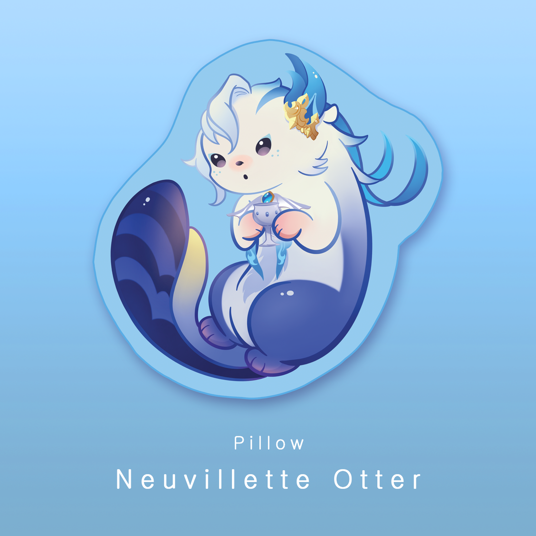 [Genshin Impact] Neuvillette Otter - pillow – Lien Art