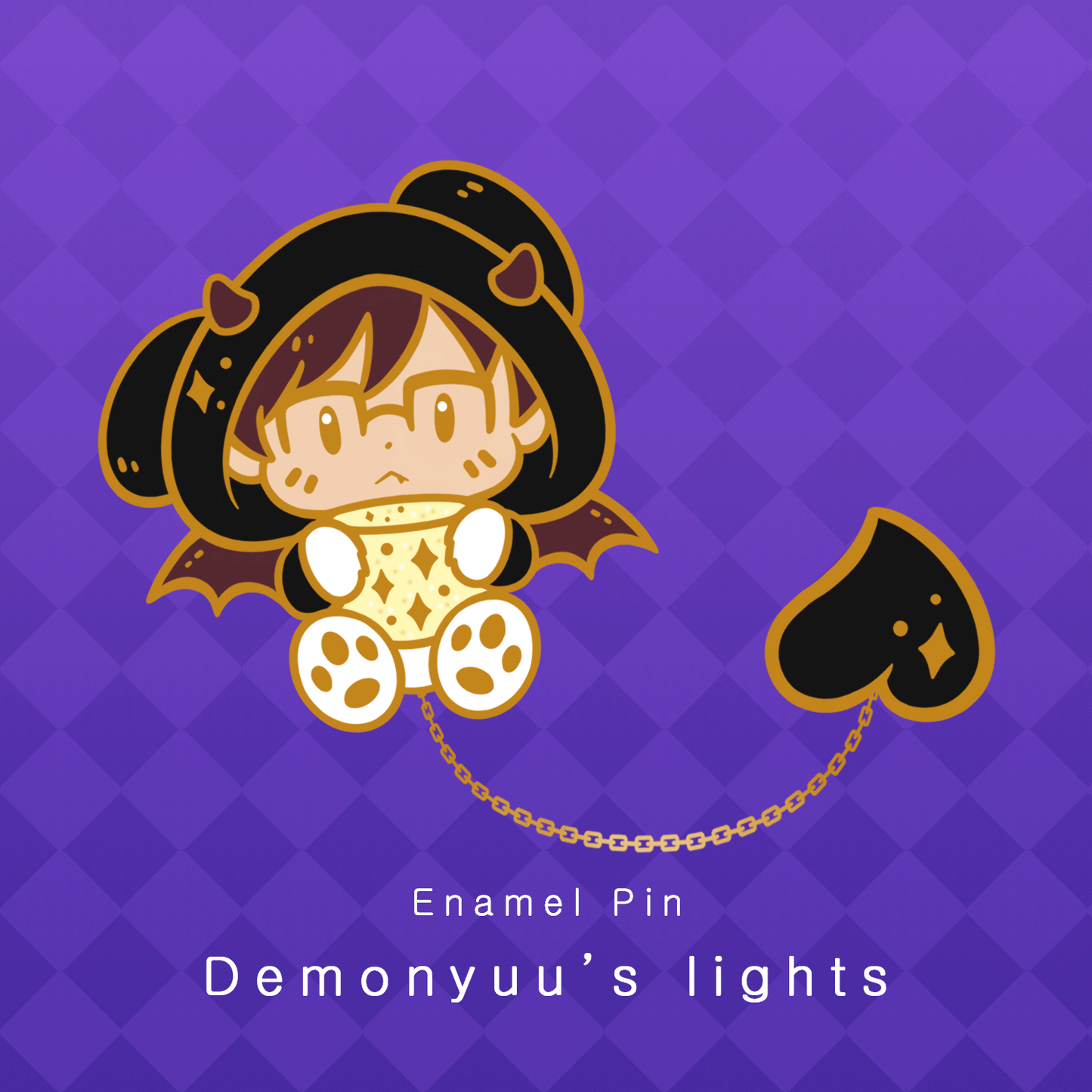 [Yuri!!! on Ice] Demonyuu's lights - enamel pin [B-Grade]