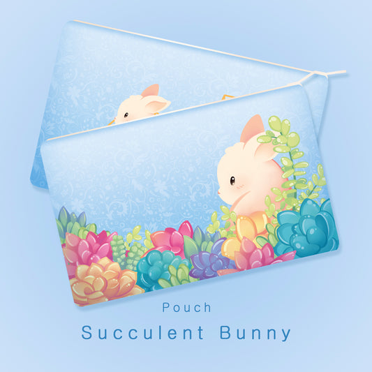 Succulent Bunny - Pouch
