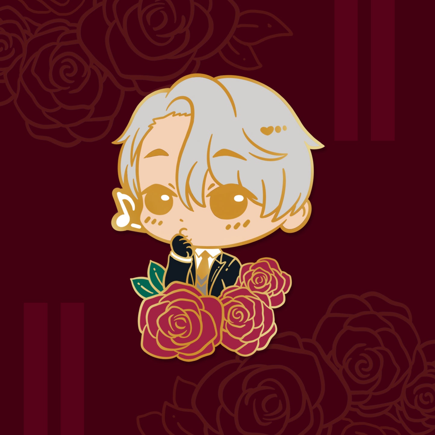 [ Yuri!!! on Ice ] Thirsty Victor - enamel pin